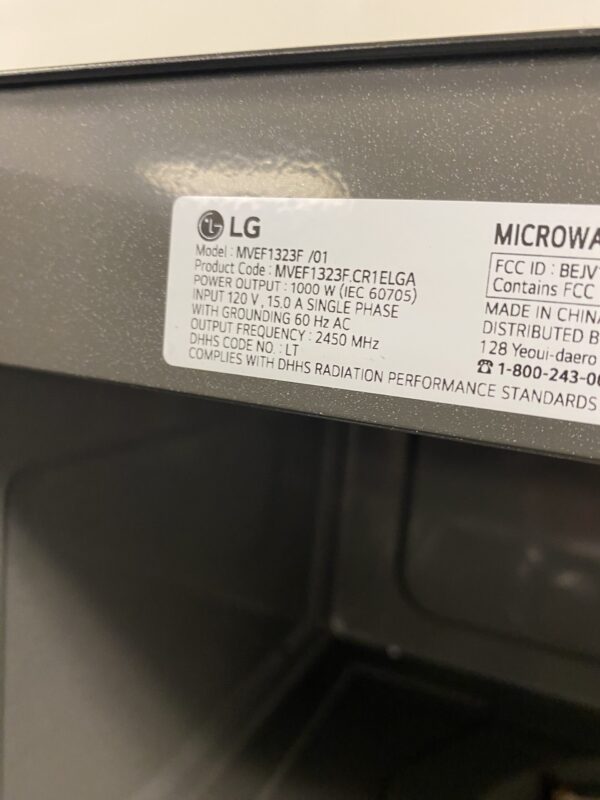 LG 1.3 cu. ft. 30 in. W Low Profile Over the Range Microwave Oven with EasyClean in PrintProof Stainless Steel 1000- Watt