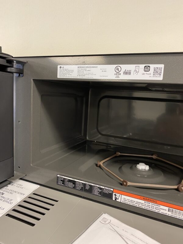 LG 1.3 cu. ft. 30 in. W Low Profile Over the Range Microwave Oven with EasyClean in PrintProof Stainless Steel 1000- Watt