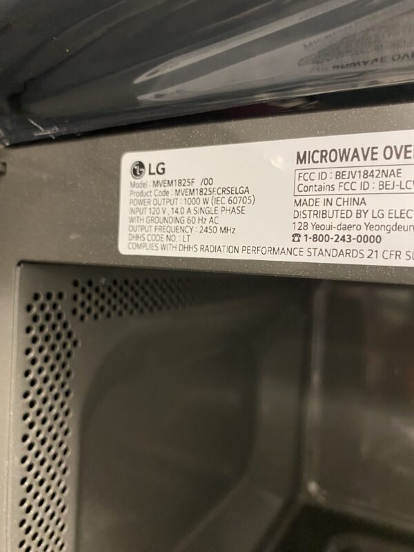 LG 1.8 cu. ft. 30 in. W Smart Over the Range Microwave Oven with EasyClean in PrintProof Stainless Steel 1000-Watt