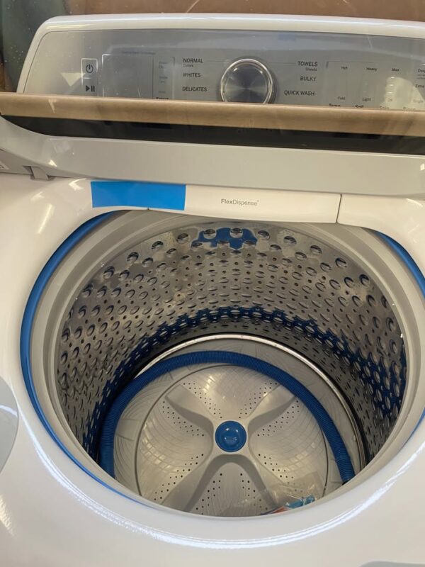 5.0 cu. ft. High-Efficiency Smart Top Load Washer in White with Impeller and Microban Technology