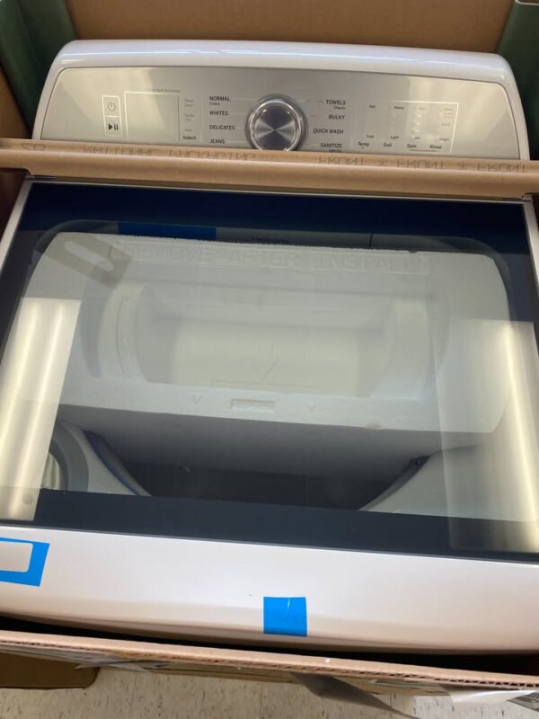 5.0 cu. ft. High-Efficiency Smart Top Load Washer in White with Impeller and Microban Technology