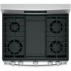 GE 30 in. 5.0 cu. ft. Freestanding Gas Range in Stainless Steel with Griddle
