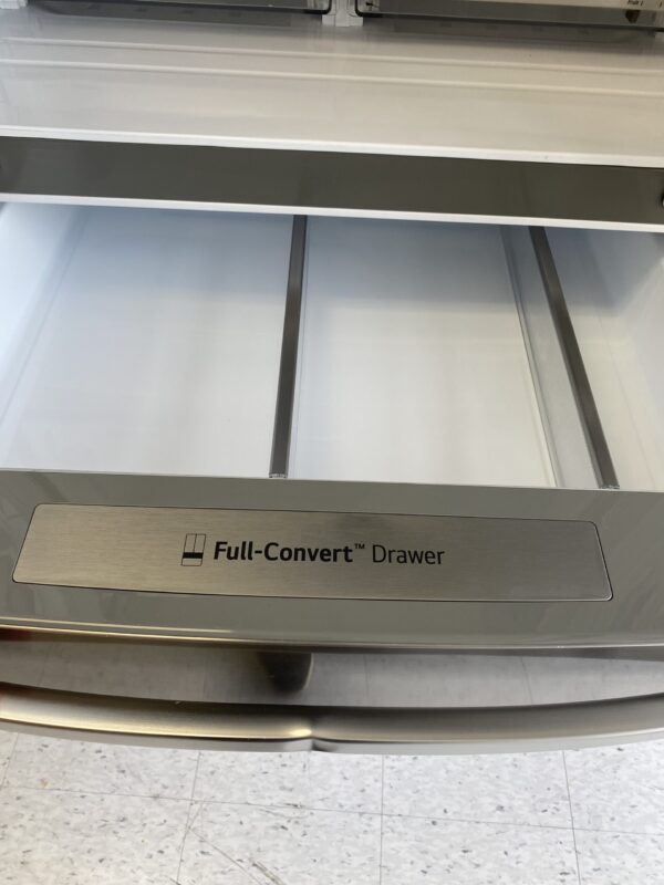 Refrigerator-French 4D Conv Drawer Craft Dual Ice fridge Nevera 30 Cu Ft Energy Star