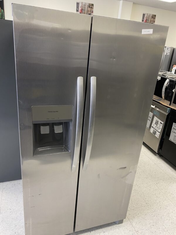 Frigidaire 22 Cu Ft Counter-Depth Side-by-Side Refrigerator cooler with EvenTemp™ available today