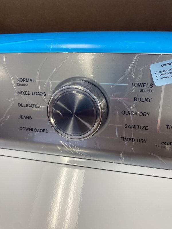 7.4 cu. ft. Smart Electric Dryer in White with Sanitize Cycle and Sensor Dry, ENERGY STAR