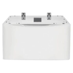 Electrolux 15 in Laundry Pedestal with Storage Drawer in White Laundry Organizer