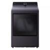 LG 7.3 cu ft Vented SMART Electric Dryer in Matte Black with TurboSteam dryer secadora ropa