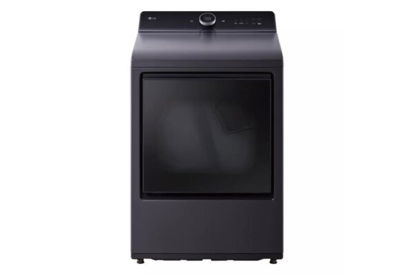 LG 7.3 cu ft Vented SMART Electric Dryer in Matte Black with TurboSteam dryer secadora ropa