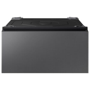 Samsung 27 in. Laundry Pedestal in Dark Steel with Storage Drawer for All In One lavasecadora