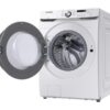 222 Samsung 4.5 cu. ft. High-Efficiency Front Load Washer washing lavadora spin in White with SelfClean