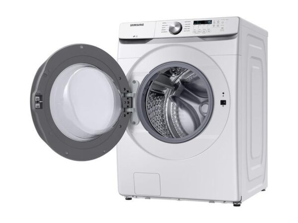 222 Samsung 4.5 cu. ft. High-Efficiency Front Load Washer washing lavadora spin in White with SelfClean