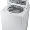 222 Samsung 5.2 cu. ft. High-Efficiency Smart Top Load Washer lavadora washing machine in White