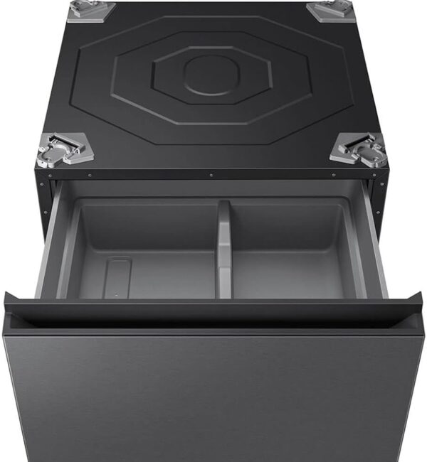 Samsung 27 in. Laundry Pedestal in Dark Steel with Storage Drawer for All In One lavasecadora