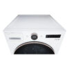 LG 5.0 cu. ft. Stackable Smart Front Load Washer washing lavadora clothes in White