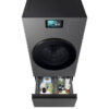 Samsung 27 in. Laundry Pedestal in Dark Steel with Storage Drawer for All In One lavasecadora