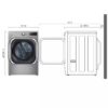 LG 9.0 cu ft Mega Capacity Smart WiFi Front Load Electric Dryer with TurboSteam secadora ropa