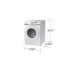 444 Samsung 4.5 cu. ft. High-Efficiency Front Load Washer washing lavadora spin in White with SelfClean