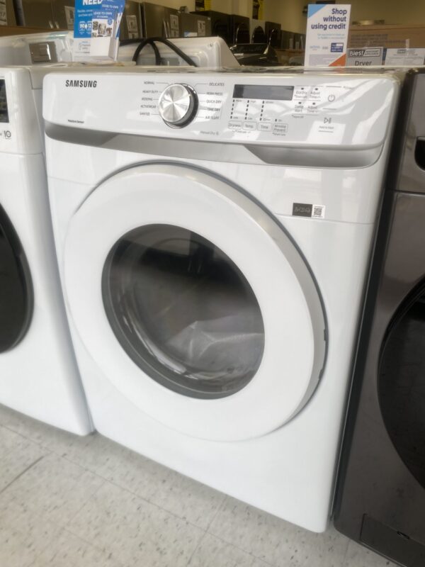 Secadora Samung 7.5 cu. ft. Vented Electrica En Brushed White