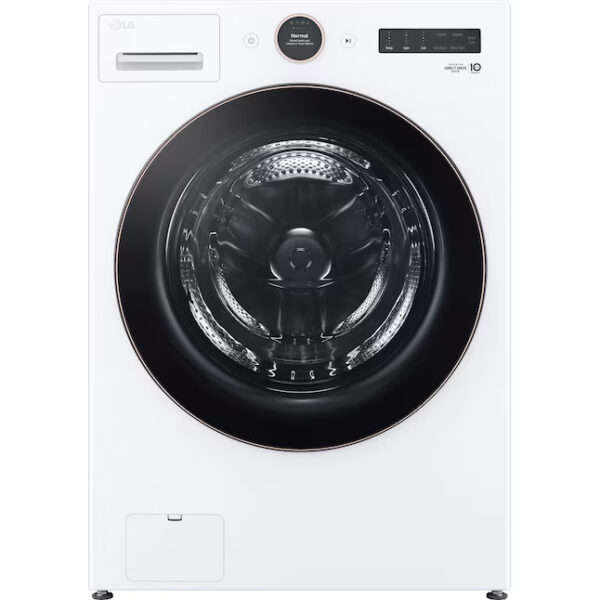 1 LG 5.0 cu. ft. lavadora washer front load clothes smart White steam TurboWash