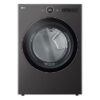 LG 7.4 cu. ft. secadora dryer vented ropa smart stackable Black Steel AI