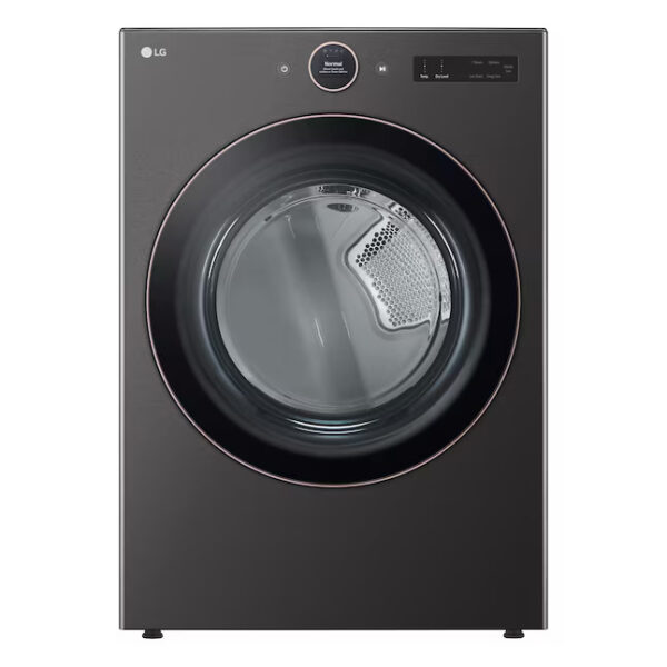 LG 7.4 cu. ft. secadora dryer vented ropa smart stackable Black Steel AI