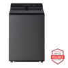 1 LG 5.5 cu. ft. lavadora washer top load clothes smart EasyUnload AI Platinum Black