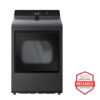 LG 7.3 cu. ft. gas dryer secadora vented ropa smart EasyLoad Platinum Black Sensor