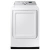 1 Gas Samsung 7.4 cu. ft. Vented Front Load Smart Gas Dryer in White with Sensor Dry