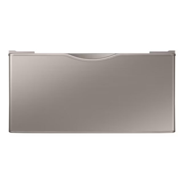 1 Samsung 27 in. Laundry Pedestal in Champagne with Storage Drawer