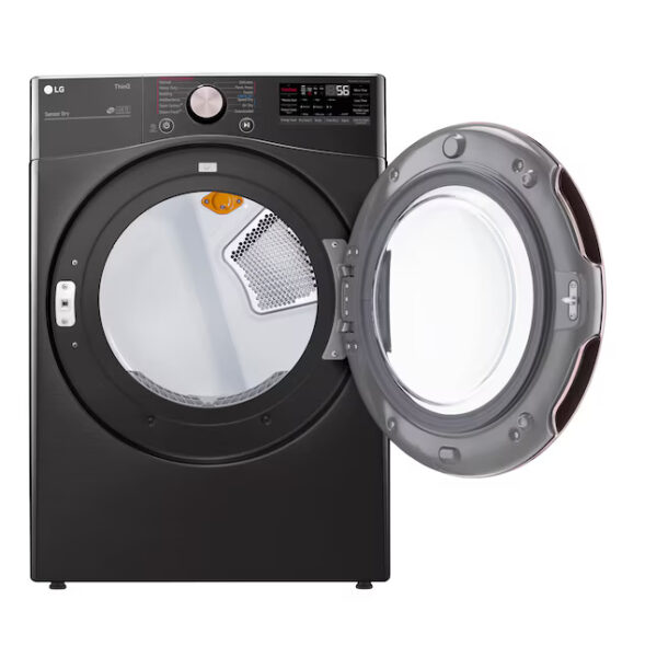 LG 7.4 cu. ft. secadora dryer vented ropa smart stackable Black Steel