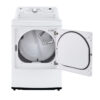 LG 7.3 cu. ft. secadora dryer vented ropa White Sensor Dry laundry