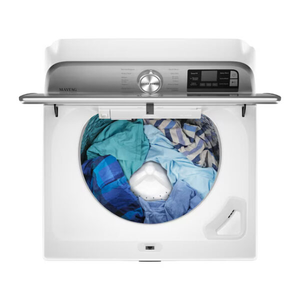 Maytag 5.3 cu. ft. lavadora washer top load clothes smart White Extra Power