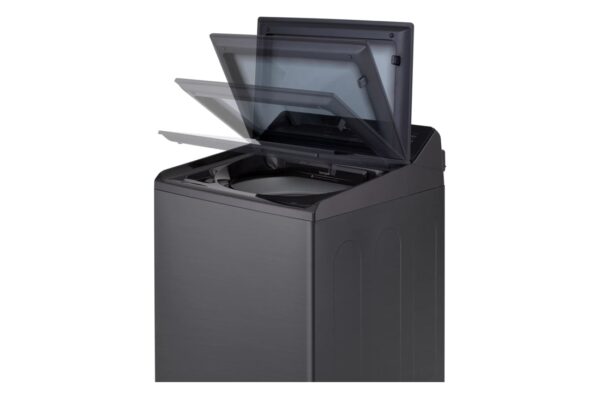 2 LG 5.5 cu. ft. lavadora washer top load clothes smart EasyUnload AI Platinum Black