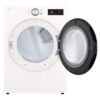 2 LG 7.4 cu. ft. secadora dryer vented ropa smart Alpine White TurboSteam LCD