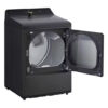 LG 7.3 cu. ft. gas dryer secadora vented ropa smart EasyLoad Platinum Black Sensor