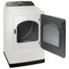 2 Samsung 7.4 cu. ft. Secadora Dryer Vented Ropa Steam Ivory Con Pedestal