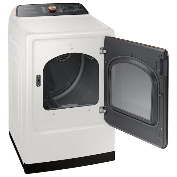 2 Samsung 7.4 cu. ft. Secadora Dryer Vented Ropa Steam Ivory Con Pedestal