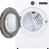 Gas dryer 7.4 cu ft white with steam smart system special deal available today