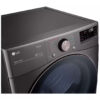 LG 7.4 cu. ft. secadora dryer vented ropa smart stackable Black Steel
