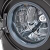 3 LG 4.5 cu. ft. lavadora washer front load laundry machine Black Steel steam In Stock