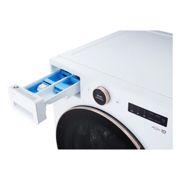 3 LG 5.0 cu. ft. lavadora washer front load clothes smart White steam TurboWash