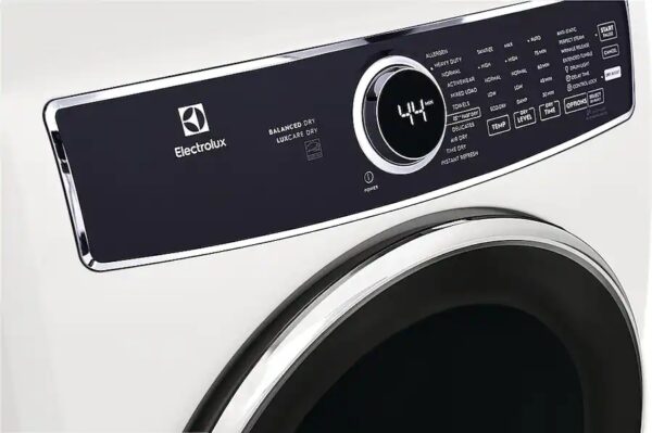 (PED included) Electrolux Front Load Perfect Steam™ Electric Dryer with Balanced Dry™ and Instant Refresh – 8.0 Cu. Ft.