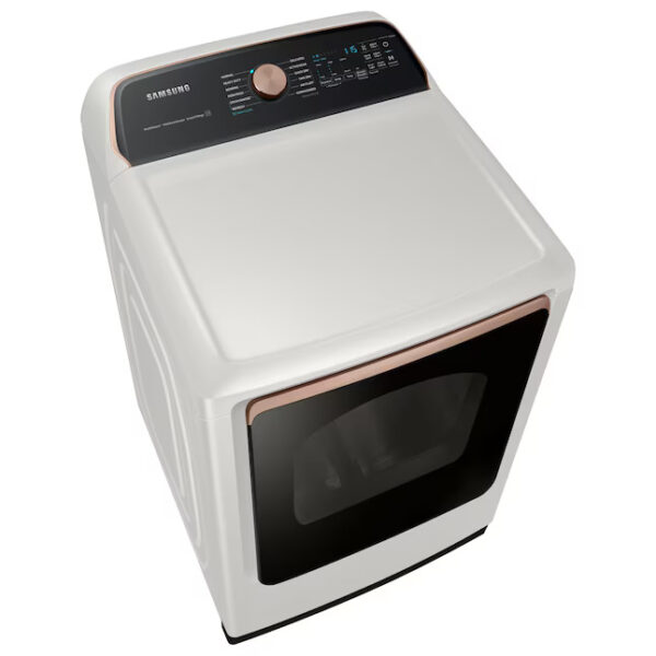 3 Samsung 7.4 cu. ft. Secadora Dryer Vented Ropa Steam Ivory Con Pedestal