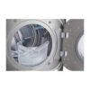 LG 9.0 cu. ft. secadora dryer ropa vented smart stackable Graphite Steel con pedestal