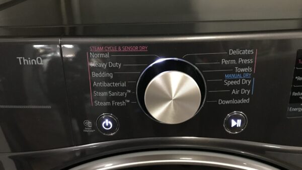 LG 7.4 cu. ft. secadora dryer vented ropa smart stackable Black Steel