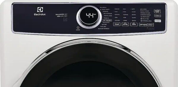(PED included) Electrolux Front Load Perfect Steam™ Electric Dryer with Balanced Dry™ and Instant Refresh – 8.0 Cu. Ft.
