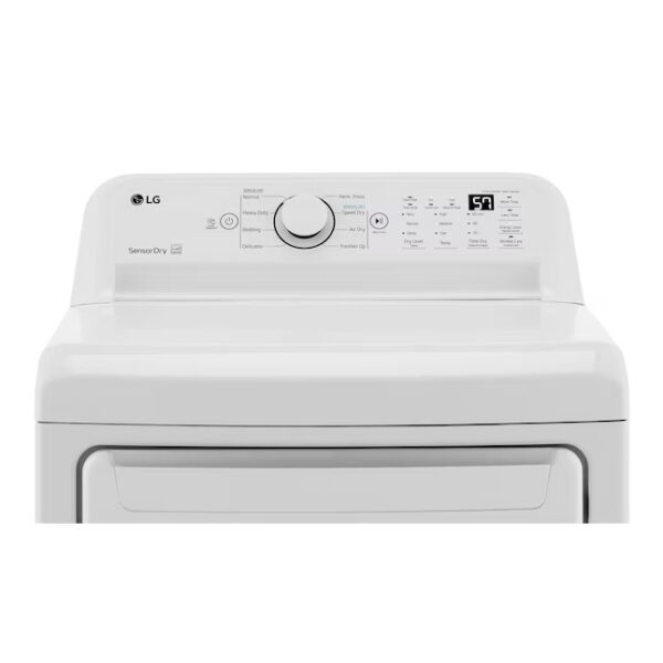 LG 7.3 cu. ft. secadora dryer vented ropa White Sensor Dry laundry