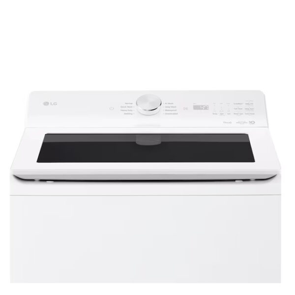 4 LG 4.8 cu.ft. lavadora washer top load clothes AI agitator Alpine White