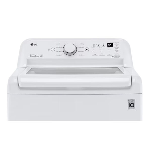 LG 4.5 cu. ft. lavadora washer top load clothes White impeller laundry