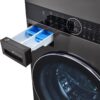 Washer dryer combo gas tower 4.5 and 7.4 cu ft black steel special deal available today